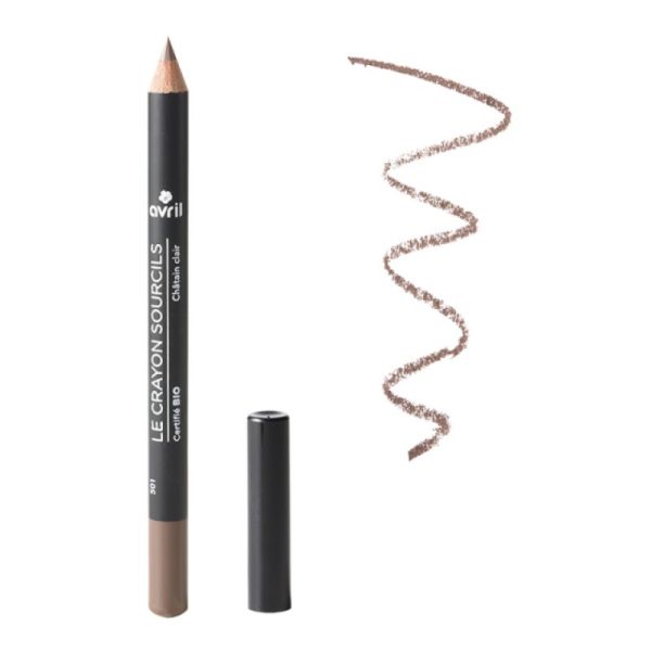 CRAYON SOURCILS CHÂTAIN CLAIR CERTIFIÉ BIO