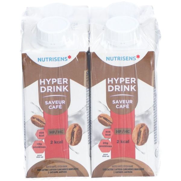 NUTRISENS Hyperdrink 2kcal Café 4x200ml