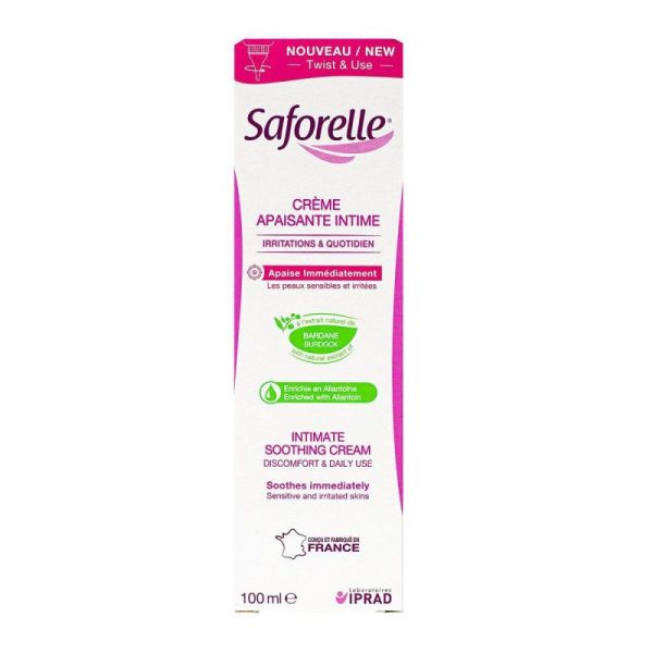 Saforelle Crème intime Apaisante 100ml