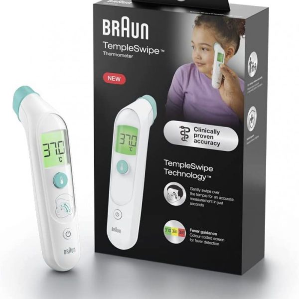 Braun Thermomètre Temporal TempleSwipe