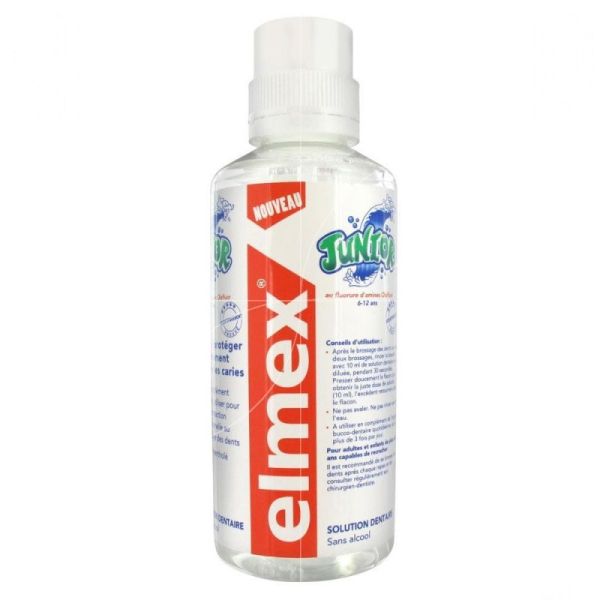 Elmex Junior 6-12 ans bain de bouche 400ml