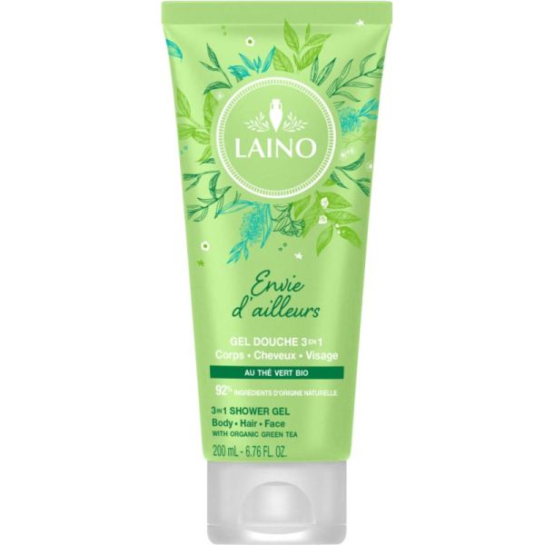 Gel Douche 3 en 1 Thé Vert 200ml