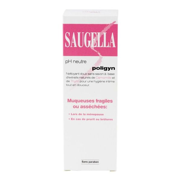 Saugella Poligyn Nettoyant intime doux sans savon 250ml