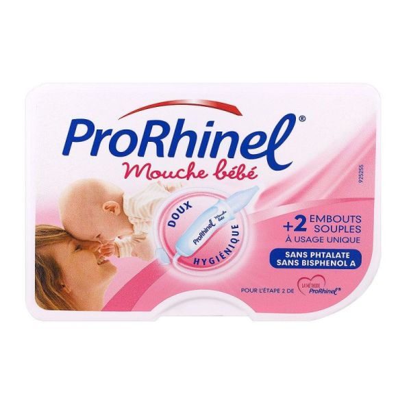 Prorhinel Mouche Bébé + 2 Embouts Jetables souples