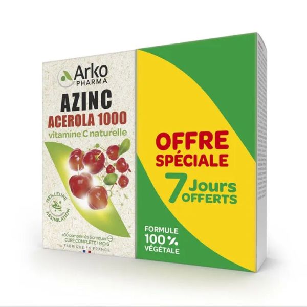 azinc acerola lot 2*30 comprimés