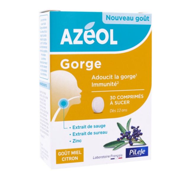 Pileje AZEOL Gorge x30cp goût miel citron