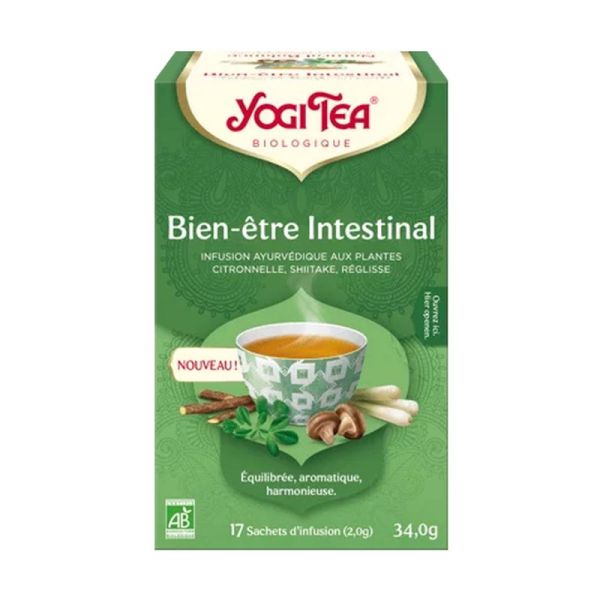 Yogi Tea Bien Etre Intestinal Bio 17 Sachets