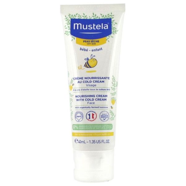 Mustela Crème Nourrissante au Cold Cream Peau Sèche 40 ml