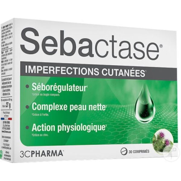 Sébactase  BOÎTE DE 30 COMPRIMÉS