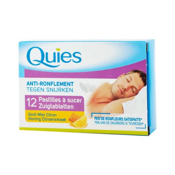 Quies Anti ronflement Pastilles Miel/citron