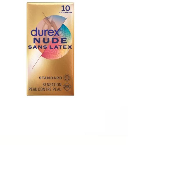 DUREX NUDE SANS LATEX X10