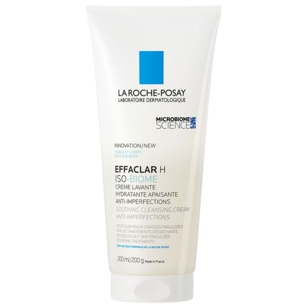 Roche Posay Effaclar H Iso-biome Crème Lavante Hydratante et Apaisante 200ml