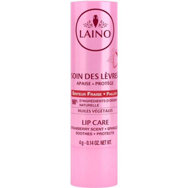 Soin des Lèvres Pailleté – Senteur Fraise 4g