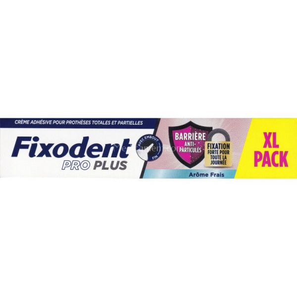 Fixodent Pro Plus Crème adhésive Anti particules