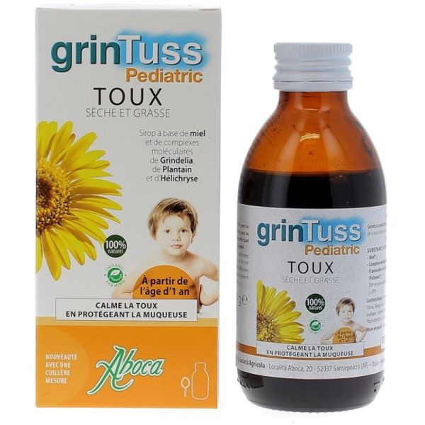 Grintuss Toux Sirop Pediatric 128g aboca