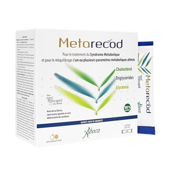 Aboca Metarecod 40 sachets dose de granulés