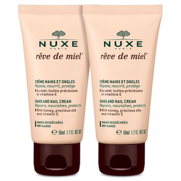 Nuxe Miel Crème hydratante Main ongles 2x50ml