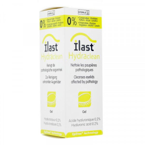 Ilast Hydra Gel nettoyant pour les paupières Tube 50ml