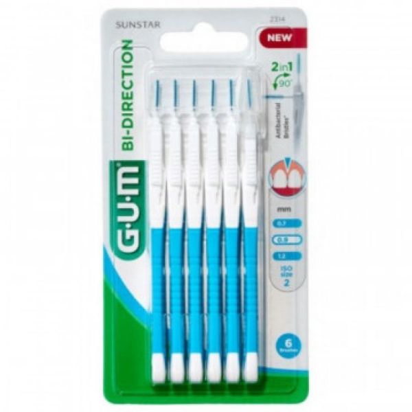 Gum Brossette Bi-direction Conique x6 0.9mm 2314