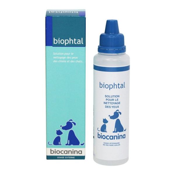 Biocanina Biophtal Nettoyant Yeux chiens et chats 125ml